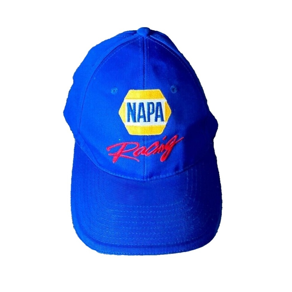 NAPA‎ Racing Hat Mens Strapback Cap Men's One Size Blue NASCAR EUC